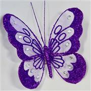 Large glitter butterfly