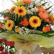 Amber boxed arrangement