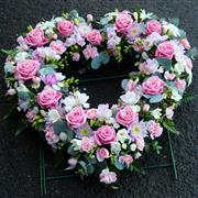 Pink Rose Heart
