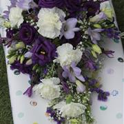 Lisianthus shower bouquet