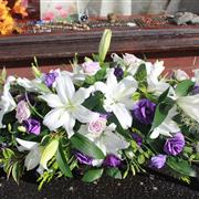 Lily and lisi coffin spray