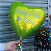 Personalised helium balloon