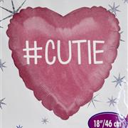 Hashtag cutie balloon
