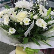 Bianca ivory boxed arrangement