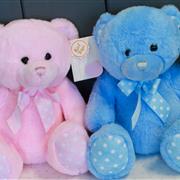 Polka dot teddy bear