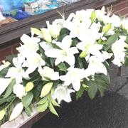 Lily coffin spray